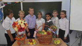 Дары Осени на празднике в 4а классе